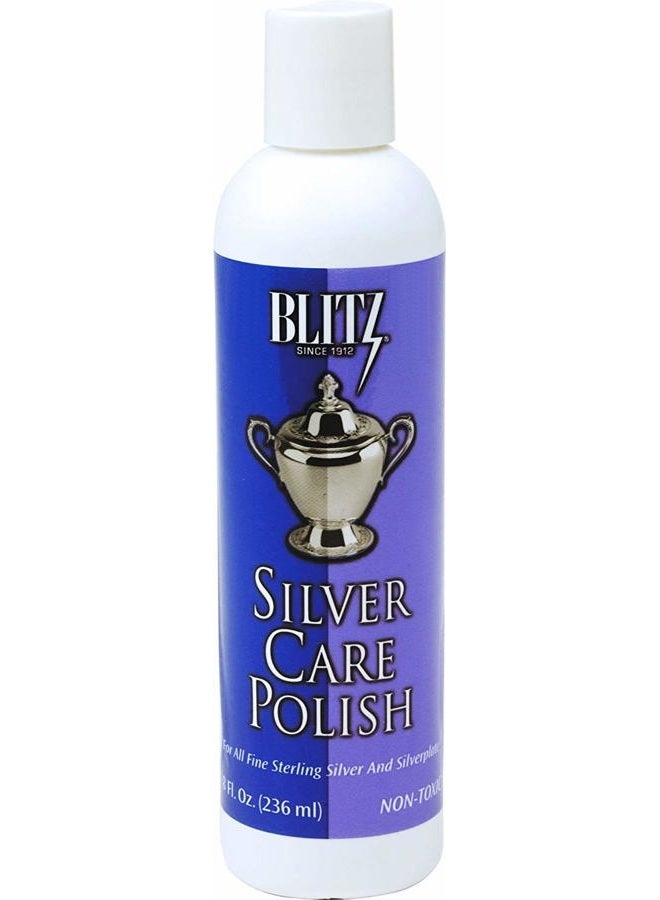 618 Silver Care Liquid Polish for all Fine Sterling Silver, 8 Ounce, 1-Pack