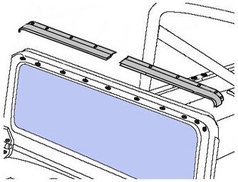 Bestop 5120901 Windshield Channel for 1976-1995 CJ5/Wrangler and 1964-1984 Toyota Landcruiser - Image 2