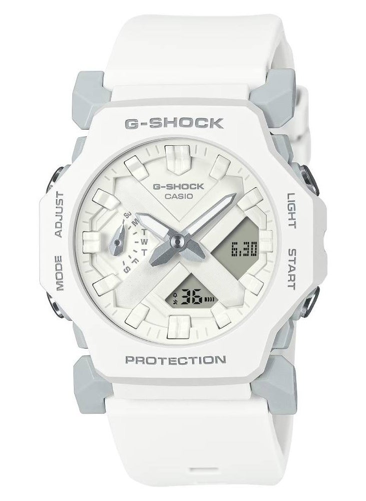 G-SHOCK Analog-Digital White Resin Band Watch GA-2300-7ADR 