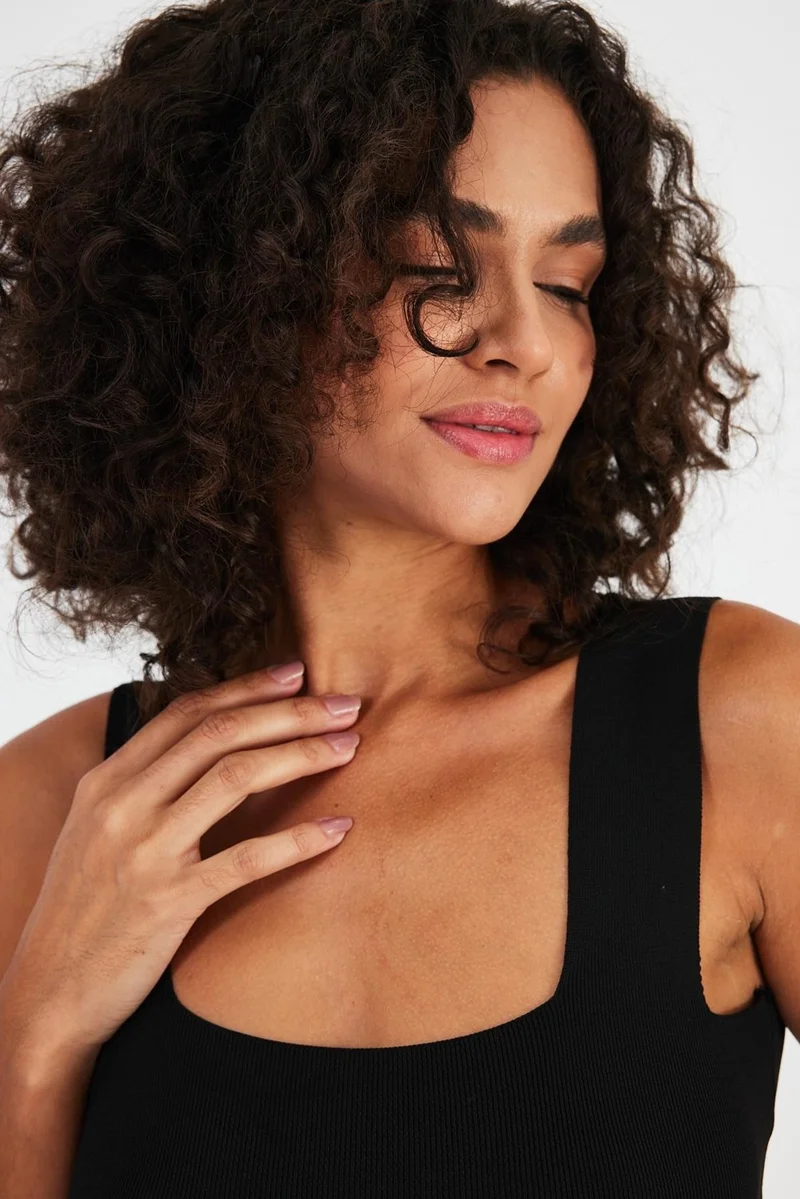 الكسندر جاردي Square Neck Dress