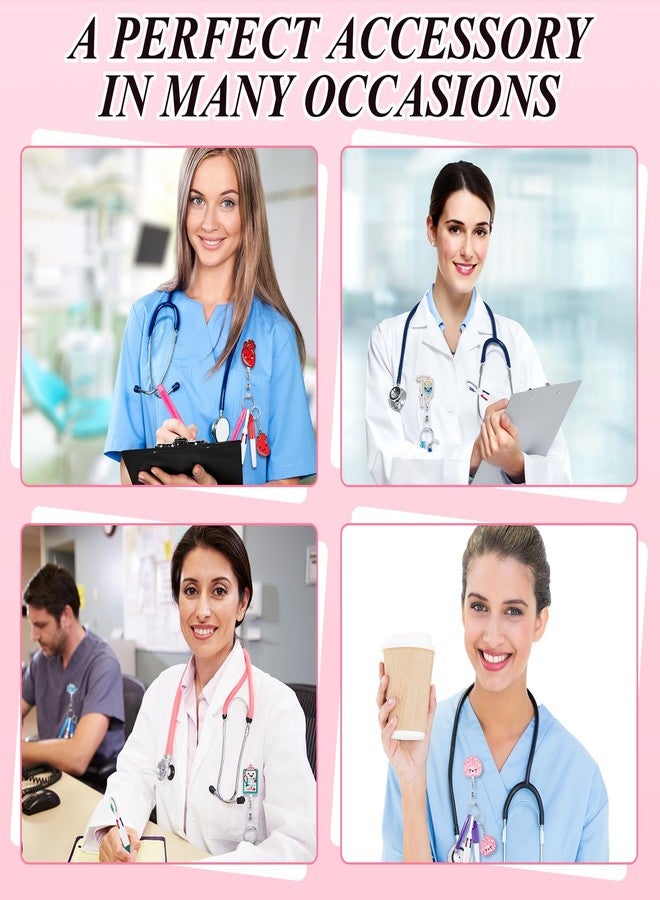 هينويسو مجموعة أقلام هينويسو للممرضات، 54 قطعة، تتضمن 9 سلاسل مفاتيح للممرضات، 9 بكرات قابلة للسحب لشارة التمريض، 9 أقلام تظليل صغيرة، 9 أقلام تحديد، 9 أقلام حبر جاف، 9 حلقات مفاتيح دائرية مفتوحة، هدية مثالية لحفلة أسبوع التمريض (كلاسيكي). - Image 4