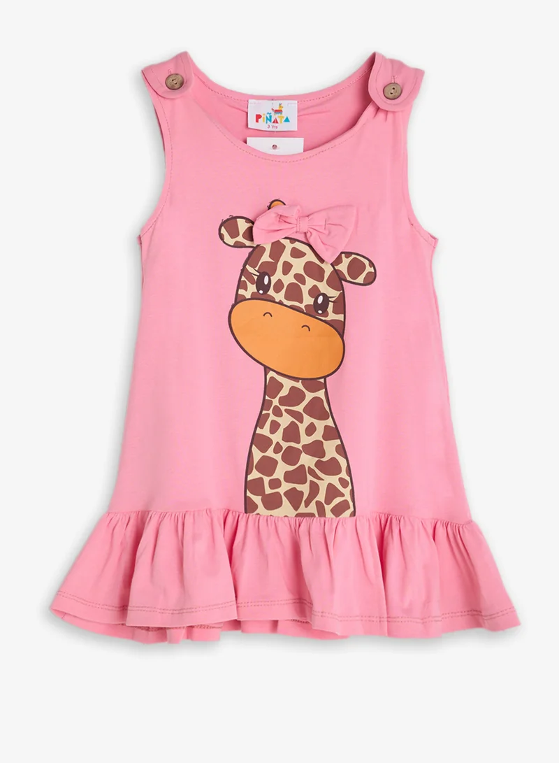 Pinata PRINTED FRILL DRESS