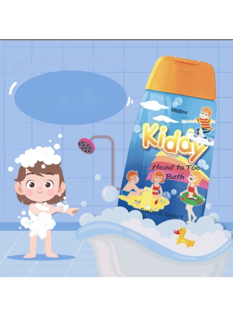 Kiddy Body & Hair Wash Ideal for Swimming 200ml - Image 2