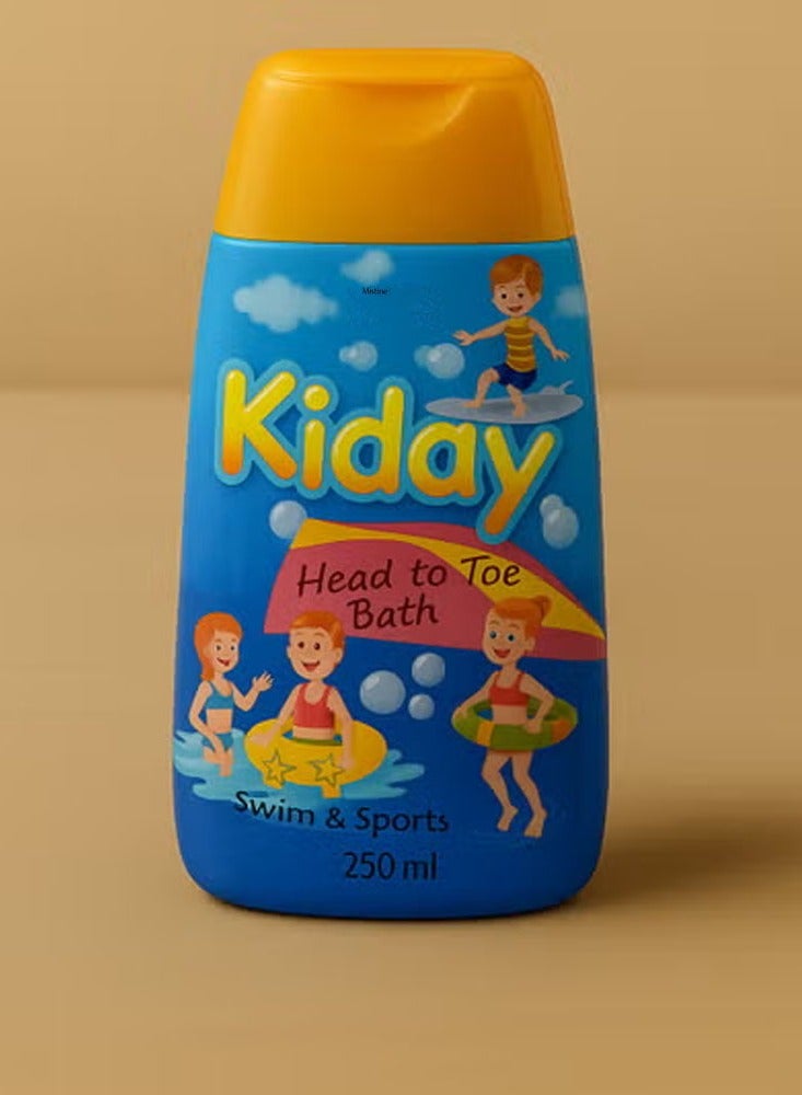 Kiddy Body & Hair Wash Ideal for Swimming 200ml - Image 1