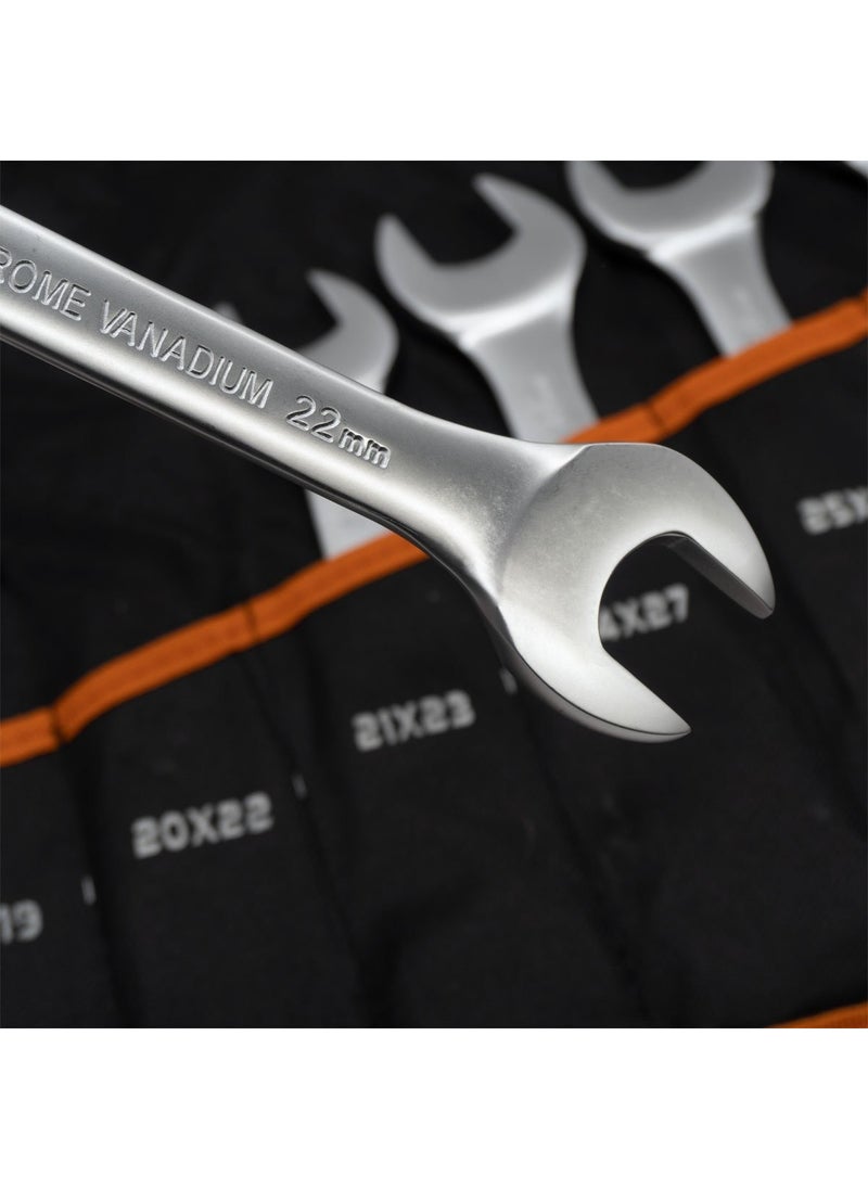 TiTi 5419 Double Blade Wrench Set with Cloth Bag, Set of 12 (6-32 Mm)  - Image 3