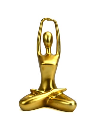 Yoga Figurine Art Sculpture Golden/Single Human Statue Lady Figurines/Creative Desk Decorations For Modern Home Living Room Décor/Gift For Friends & Family For Special Occasions - pzsku/Z1701112996224D7DDDAFZ/45/1746226096/940b00f6-158c-4a67-adb2-02bd8e686e90