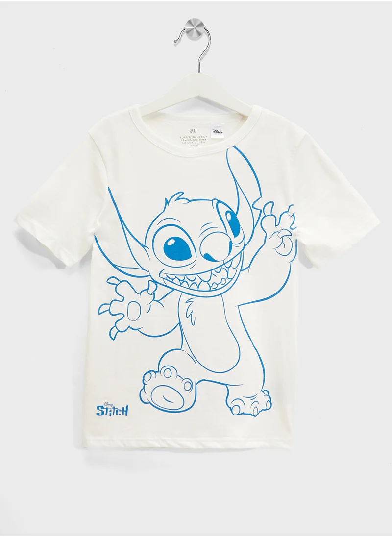 اتش اند ام Printed Cotton T-Shirt
