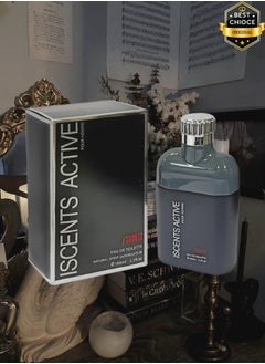 Iscents premium 8 Pieces Iscents Active Perfume For Men 100ml EDT  - Image 2