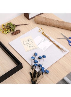 erorex 8X10 Shadow Box Picture Frame With Linen Board Deep Wood And Glass Display Case Ready To Hang Memory Box Baby Sports Memorabilia Pins Awards Medals Wedding Tickets And Photos Black  - Image 4