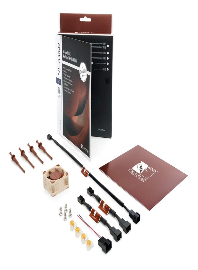 Noctua NF-A4x20 FLX Computer Case Fan - Computer Cooling Components (Computer Case, Fan, 4 cm, 3700 RPM, 5000 RPM, 4400 RPM) - Image 4