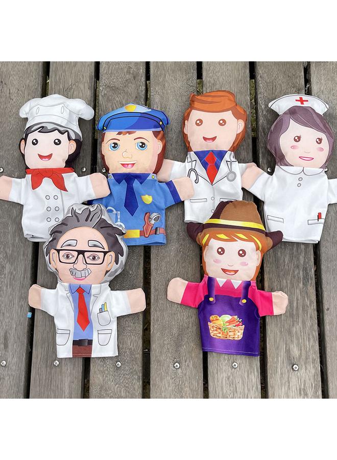 New Professional Plush Toy Hand Doll Large Storytelling Performance Gloves Police Doctor Baby Comfort  - Image 2