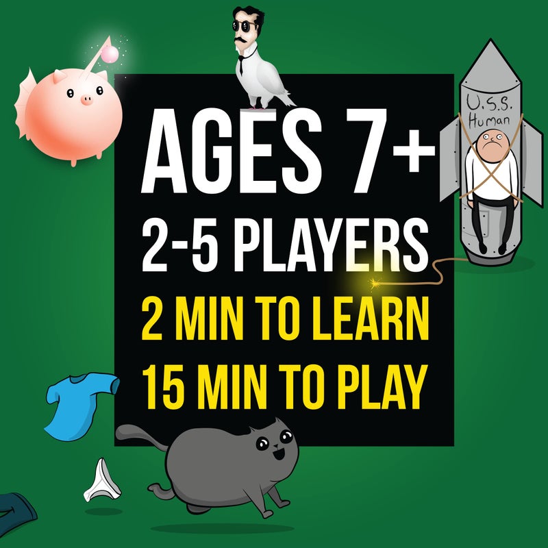 Exploding Kittens LLC Exploding Kittens Party Game, Family Game Night, Kid and Adult Card Game - Image 2