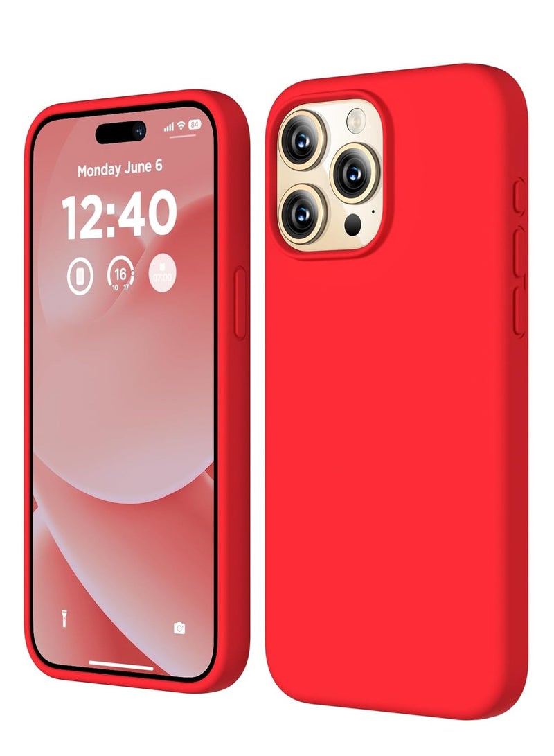 BORTONY iPhone 15 Pro Case Liquid Silicone Anti Scratch Anti Fingerprint Soft Silky Touch Shockproof Protective Cover for Apple iPhone 15 Pro - Image 1