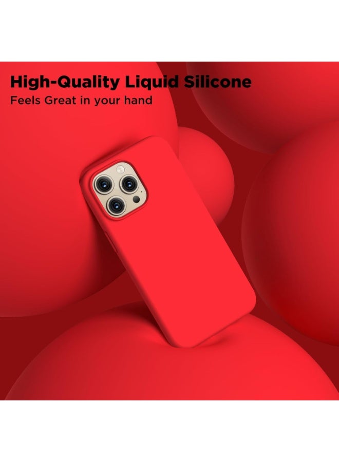BORTONY iPhone 15 Pro Case Liquid Silicone Anti Scratch Anti Fingerprint Soft Silky Touch Shockproof Protective Cover for Apple iPhone 15 Pro - Image 3