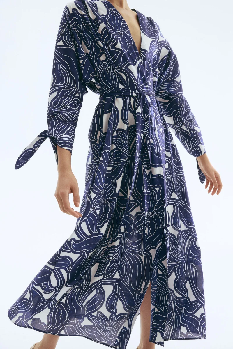 H&M Tie-belt shirt dress