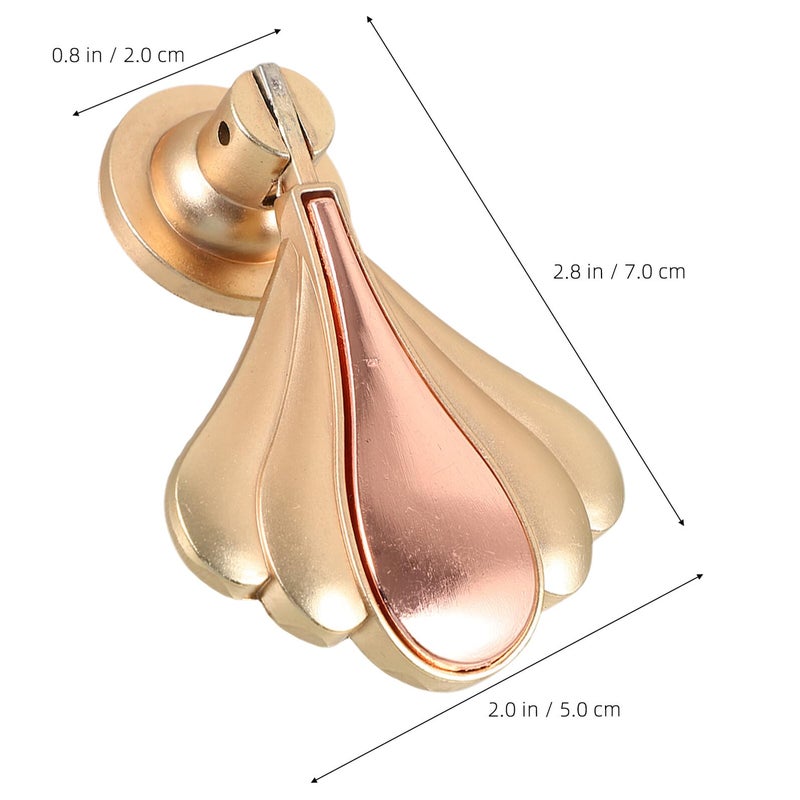 Modern Single Hole Metal Wardrobe Pulls Cabinet Handles For Bedroom Furniture Hardware - Image 3