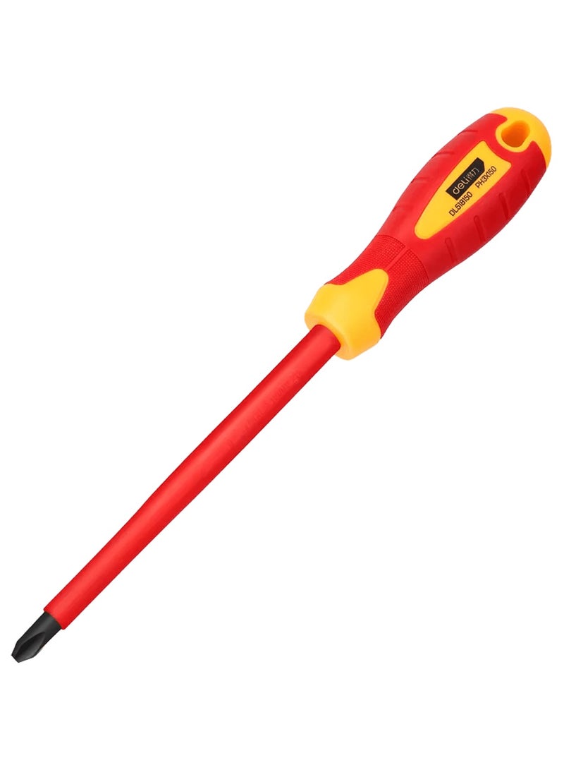 Deli DL518150 Insulated Square Screwdriver 3*150mm - Image 1