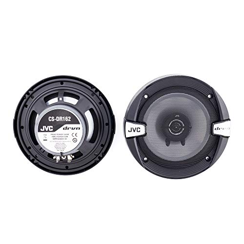 JVC CS-DR162 DRVN Series 6.5 Inch 2-Way 300 Wats Car Speakers (Coaxial)- Set of 2 (Black) with horn ring sound enhancer - Image 2