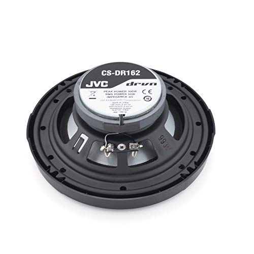 JVC CS-DR162 DRVN Series 6.5 Inch 2-Way 300 Wats Car Speakers (Coaxial)- Set of 2 (Black) with horn ring sound enhancer - Image 3