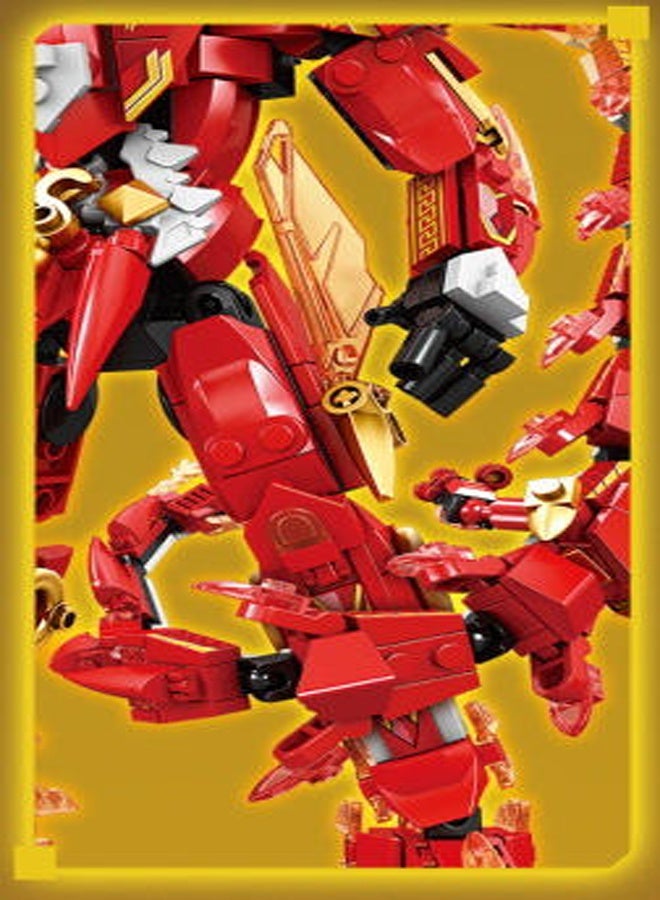 general NeZha 2 Inspired Building Stacking Blocks 1244 Pieces NeZha Theme Figures Movie Accurate Design Vibrant Details Durable Construction Suitable for Ages 7 to 14 years old - Image 4