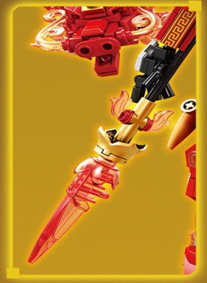 general NeZha 2 Inspired Building Stacking Blocks 1244 Pieces NeZha Theme Figures Movie Accurate Design Vibrant Details Durable Construction Suitable for Ages 7 to 14 years old - Image 3