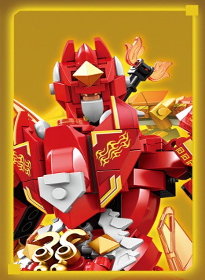 general NeZha 2 Inspired Building Stacking Blocks 1244 Pieces NeZha Theme Figures Movie Accurate Design Vibrant Details Durable Construction Suitable for Ages 7 to 14 years old - Image 5