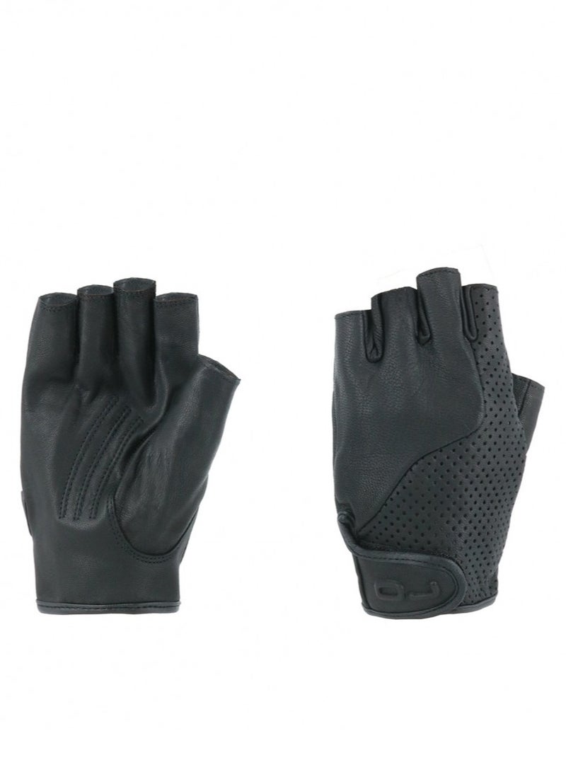 OJ Leather Half Glove Black