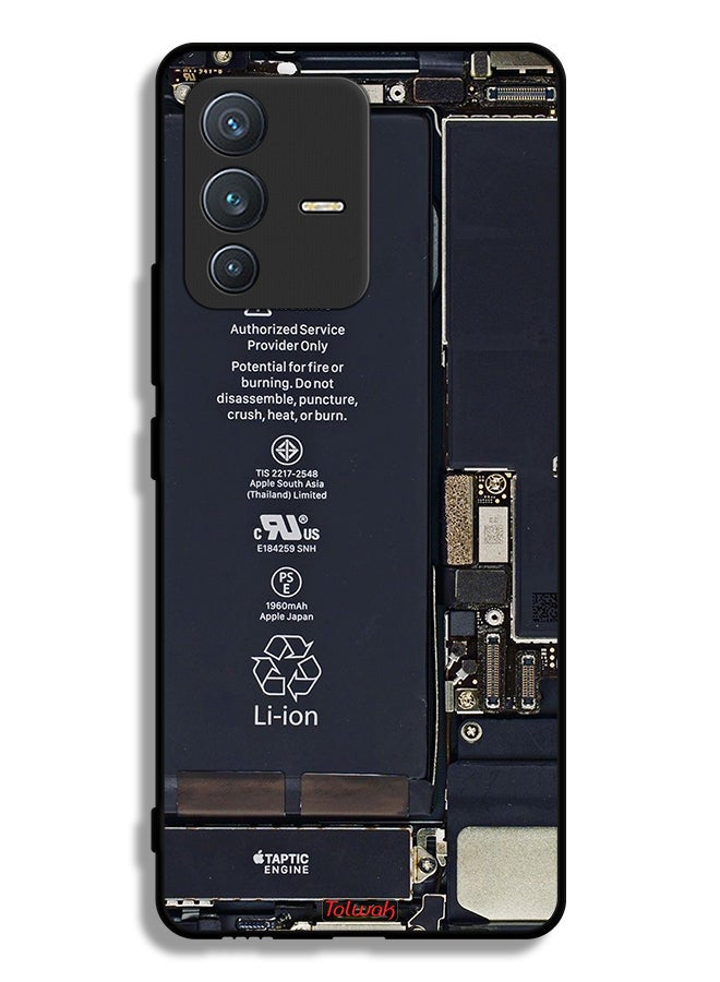 Tolwak Vivo V23 5G Protective Case Cover Phone Circuit Pattern - Image 1