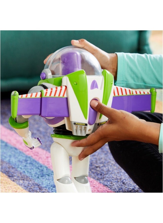 Generic - Buzz Lightyear Interactive Talking Action Figure from Toy Story, 11 inch, Features 10+ English Phrases, Interacts with Other Figures and Toys, Light-Beam Features, Ages 3+ - Image 1