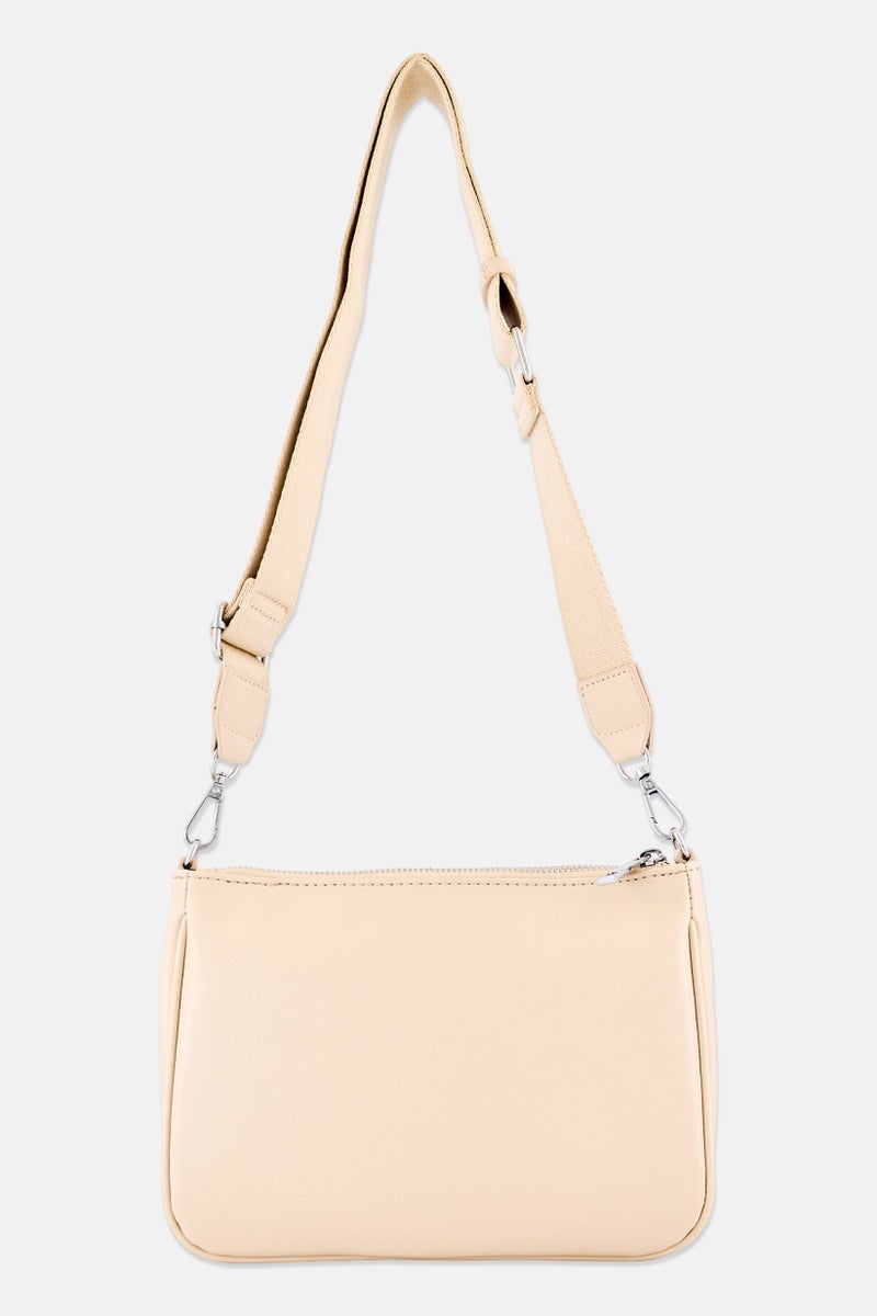 Rebecca Minkoff Women Brand Logo Cross Body Bag, Stone - Image 3