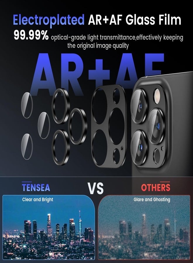 Tensea Camera Lens Protector for iPhone 15 Pro/iPhone 15 Pro Max Tempered Glass Cover Aluminum Alloy Metal Camera Screen Protector Accessories - Image 3