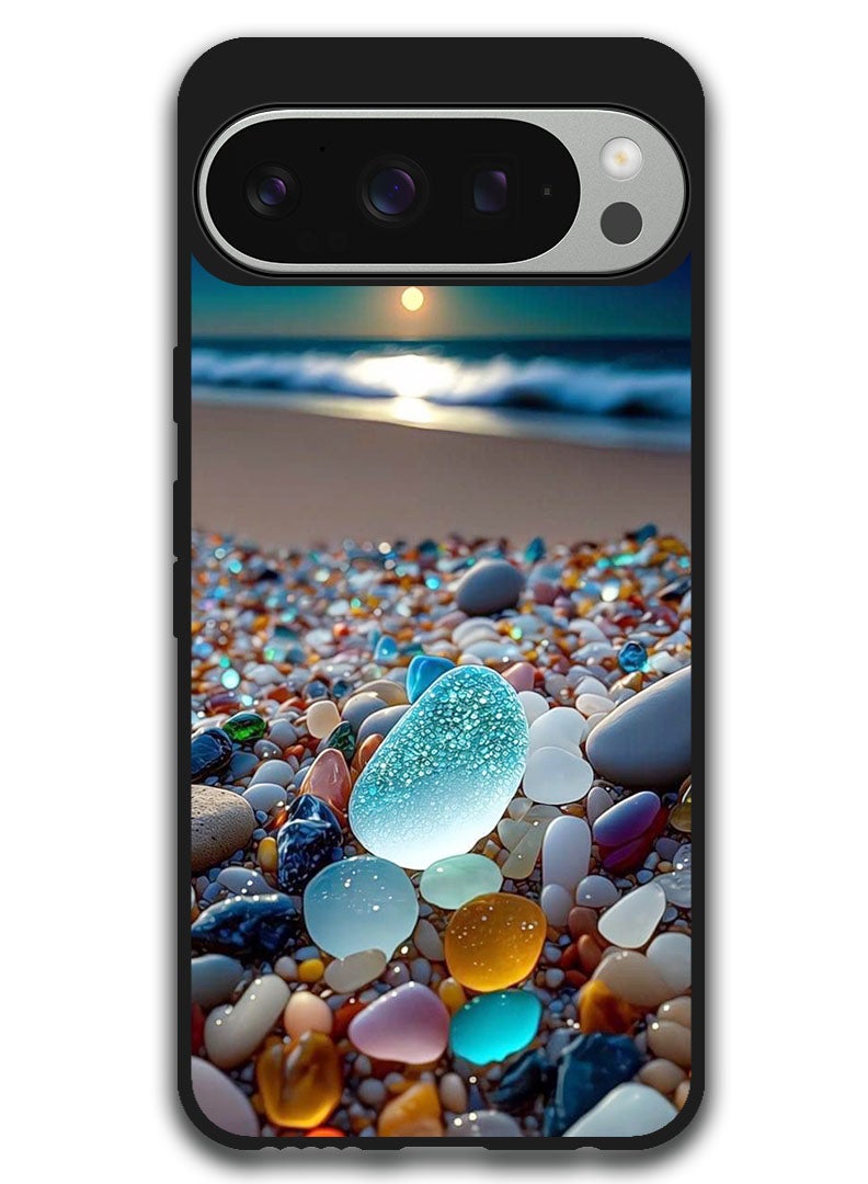 Theodor Protective Case Anti Scratch Shock Proof Bumper Cover For Google Pixel 9 Pro Glow Stones 2 - Image 1