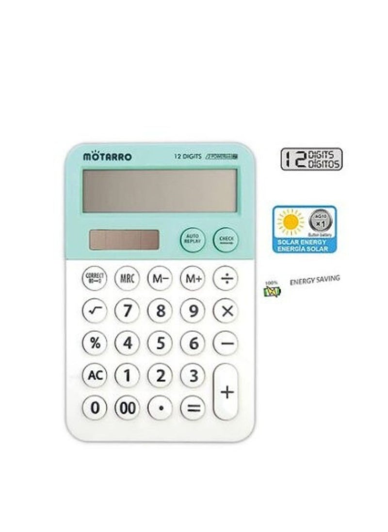 MOTARRO Calculator Multicolor 12 Digits  - Image 2