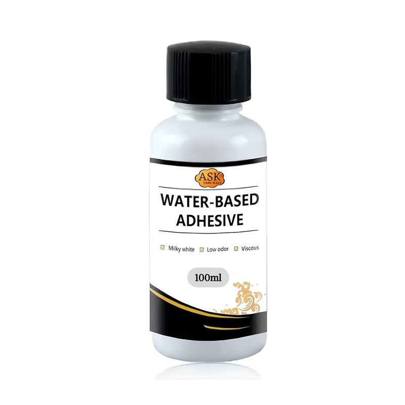 A.K GOLD LEAF AK GOLD LEAF Gilding Adhesive 100ml FastDrying WaterBased Glue for Gold Silver Metal Leaf Ideal for Crafts Wood Glass Paper DIY Projects - Image 1