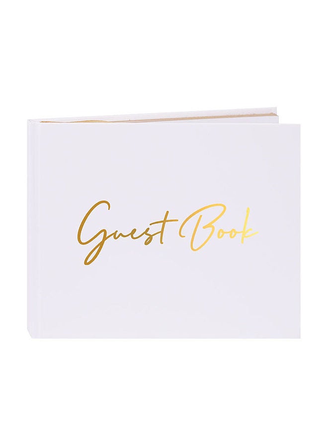 Generic Elegant Wedding Guest Book 100 Pages for Engagements/Parties/Baby Showers/Anniversaries/ Birthdays/ Bridal Showers/Graduations/ Funerals/ Hotel Events  - Image 2
