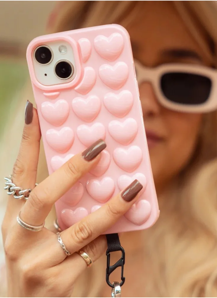 كوكونت لين Candy Floss 3D Heart Phonecase 15