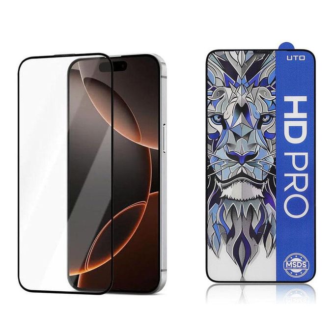 Lito Tempered Glass Clear Screen Protector for iPhone 14 Pro Max, Electroplating fingerprint oil, 9H hardness advnced shatter ,anti-fingerprint, 2.5D Full Screen Coverage with Dustproof Design, High Definition Clarity clear - Image 2