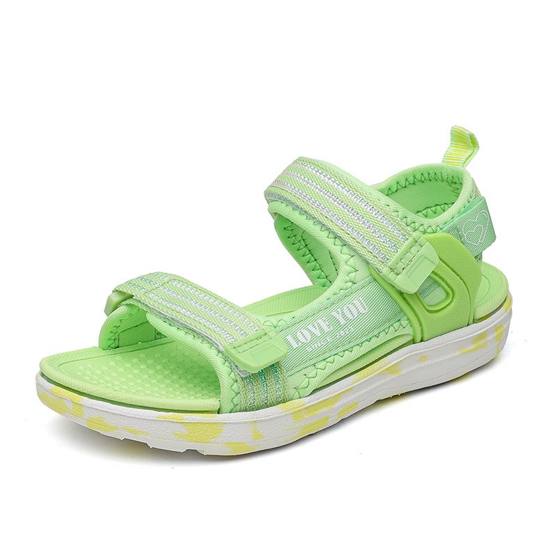 Supply Girls Sandals Children Beach Shoes Soft Sole Girls Anti-Slip Sandals - Image 1