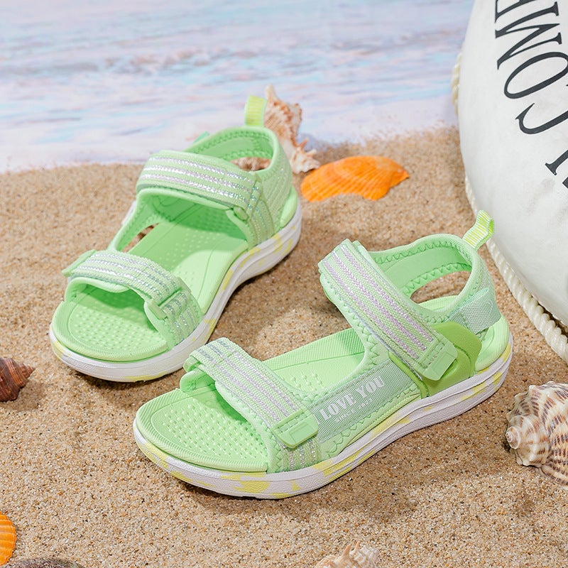 Supply Girls Sandals Children Beach Shoes Soft Sole Girls Anti-Slip Sandals - Image 5