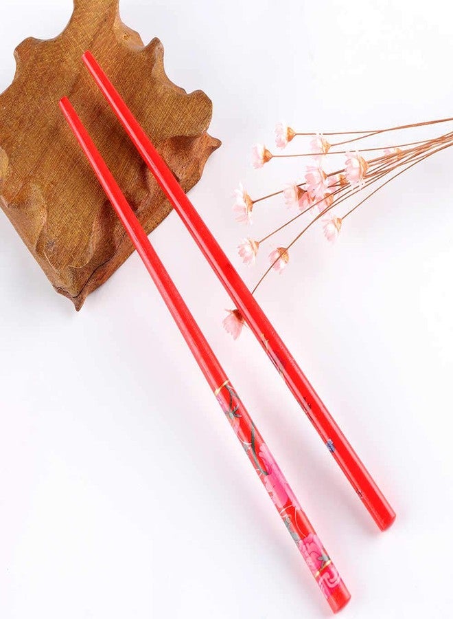 imioxo Wooden Golden Flower Hair Pin Juda Stick Combo for Women (Multicolour) - Pack of 12 - Image 5