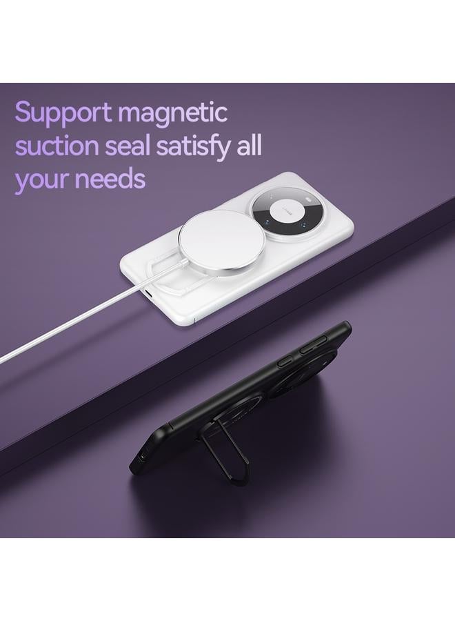 اس-توب جراب هاتف Huawei Mate 60 Pro غير لامع Magsafe مغناطيسي مع حامل عربة - Image 3