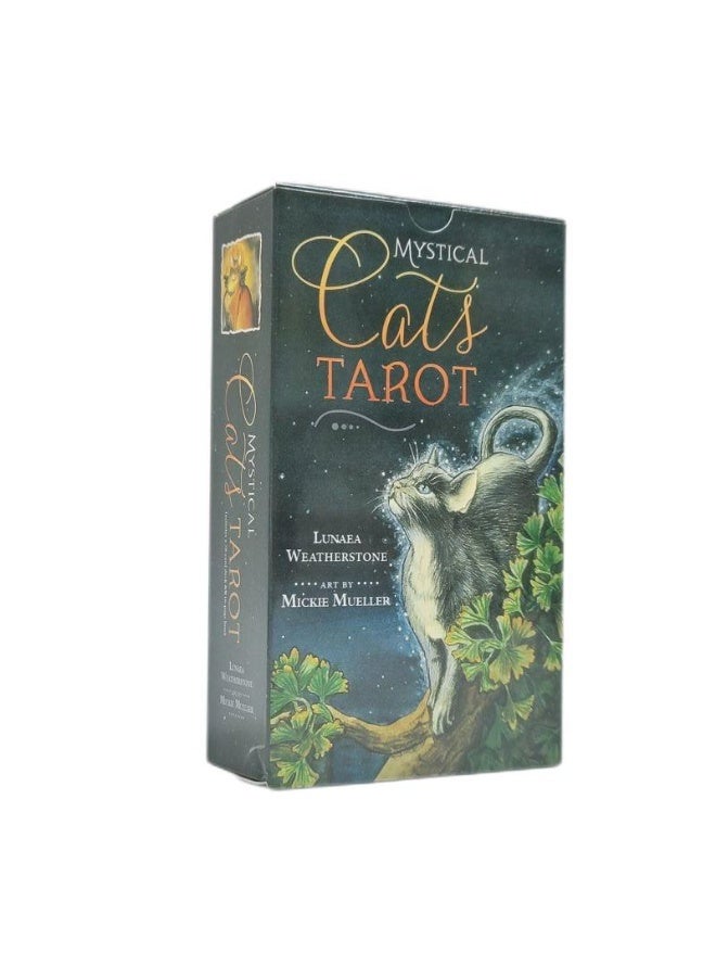 NIBEMINENT The mysterious Cat Charm Tarot card  - Image 1