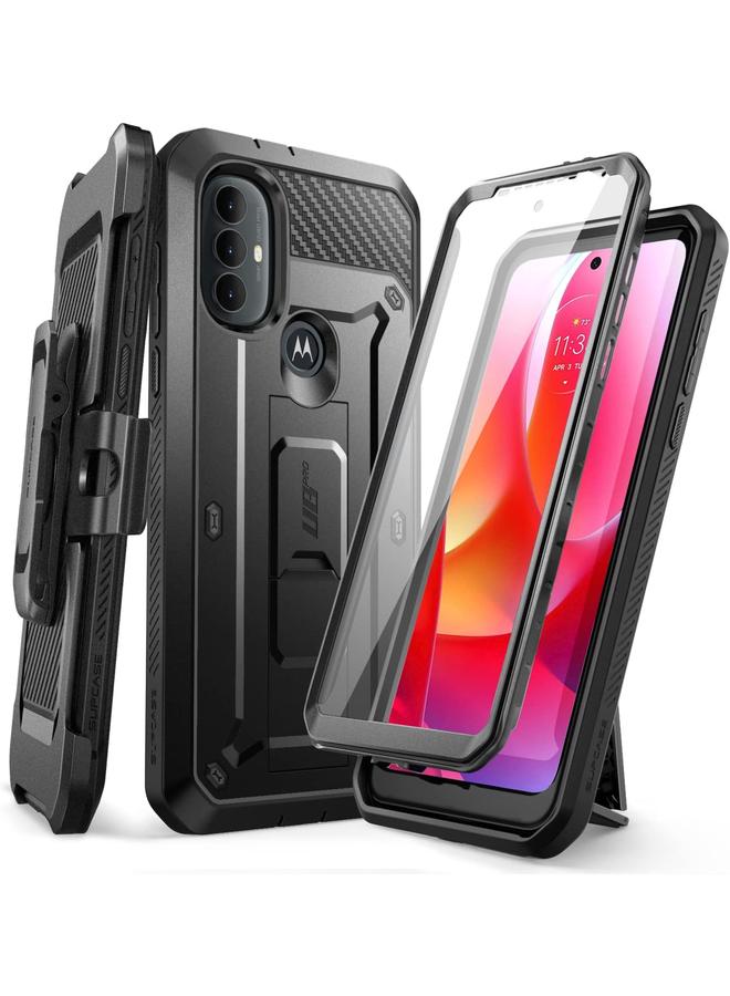 SupCase Unicorn Beetle Pro Series Case Designed For Motorola Moto G Power 2022 Release Full Body Rugged Holster Protective Case With Built In Screen Protector Black - Image 1