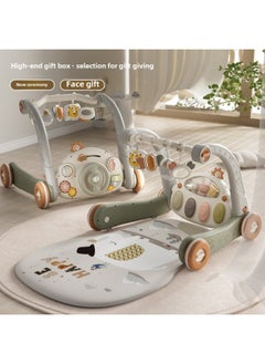 Generic Baby Pedal Piano Trolley Fitness Rack Baby Educational Early Education Toys Newborn Fitness Toys Gift Box-Color:Remote Control Version [double-sided Piano] Bud Gray Small Plane Story Machine Rechargeable Battery Screwdriver  - Image 2