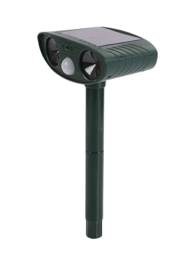 NIBEMINENT Solar Waterproof Ultrasonic Animal Repeller Pest Green - Image 3