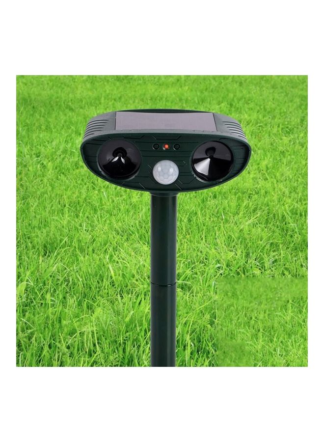NIBEMINENT Solar Waterproof Ultrasonic Animal Repeller Pest Green - Image 5