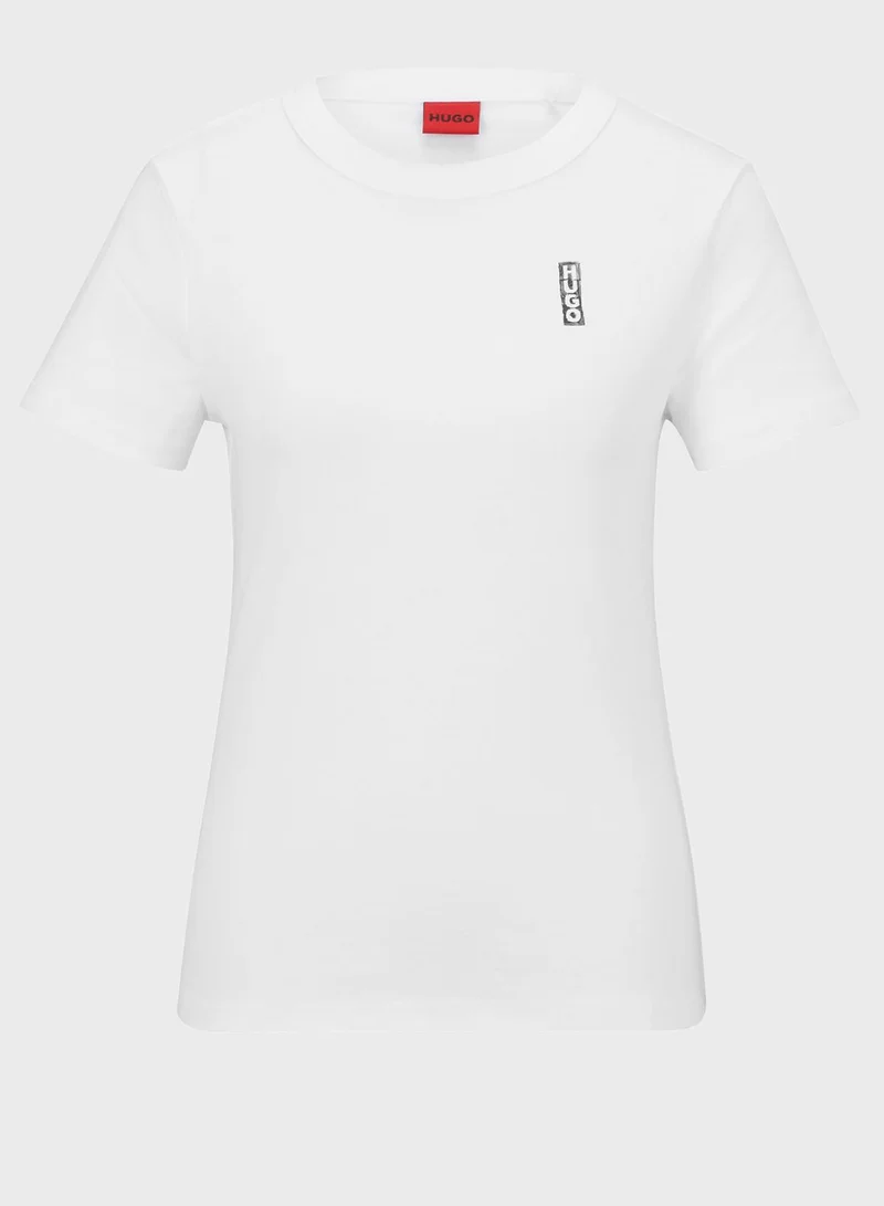 HUGO Crew Neck Logo T-Shirt