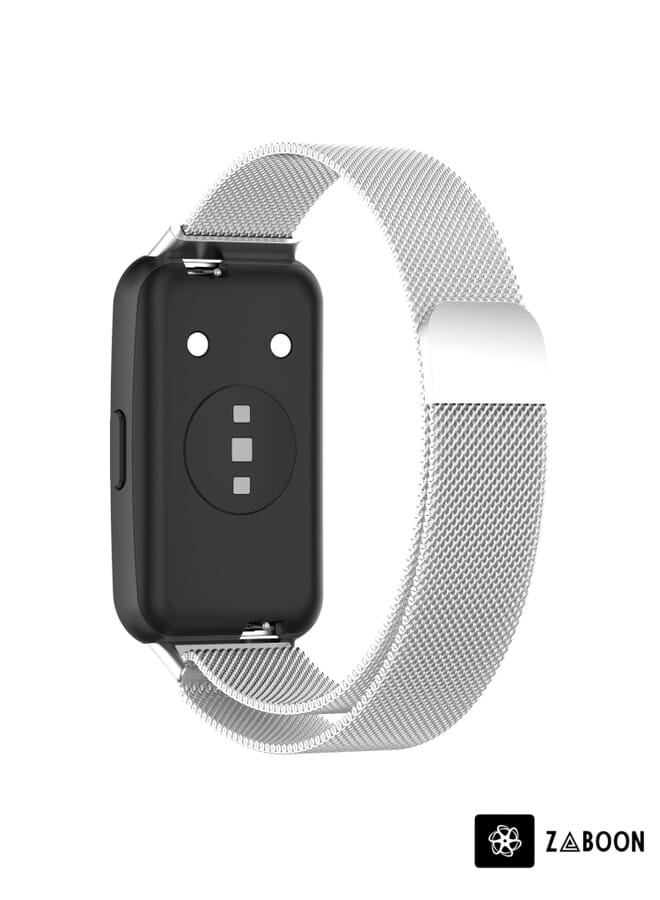 Zaboon Huawei Band 7 / 7 NFC Milan Metal Magnetic Watch Band - Image 2
