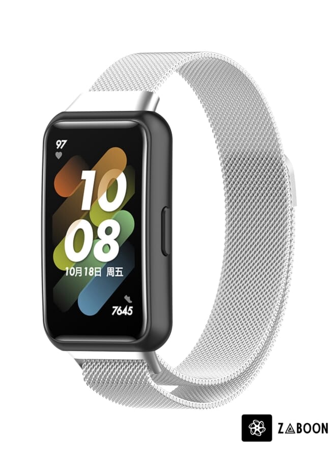 Zaboon Huawei Band 7 / 7 NFC Milan Metal Magnetic Watch Band - Image 1