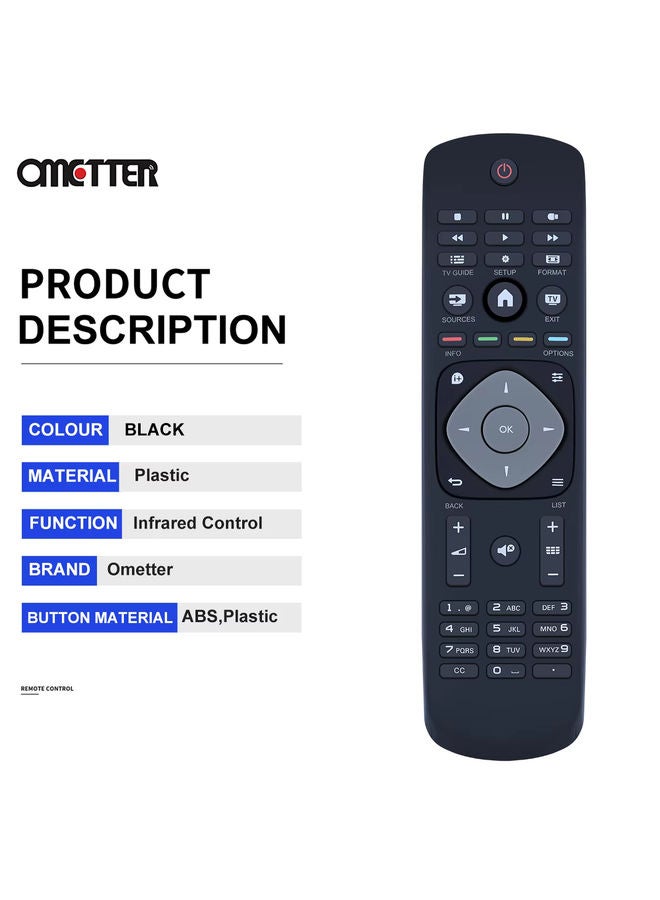 OMETTER New For PHILIPS TV Remote Control 398GR08BEPHN0006CR 50PFT4309 - Image 3